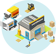 Global logistics warehousing
